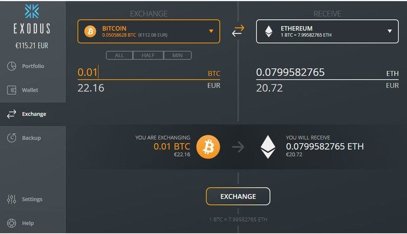 Exodus Wallet