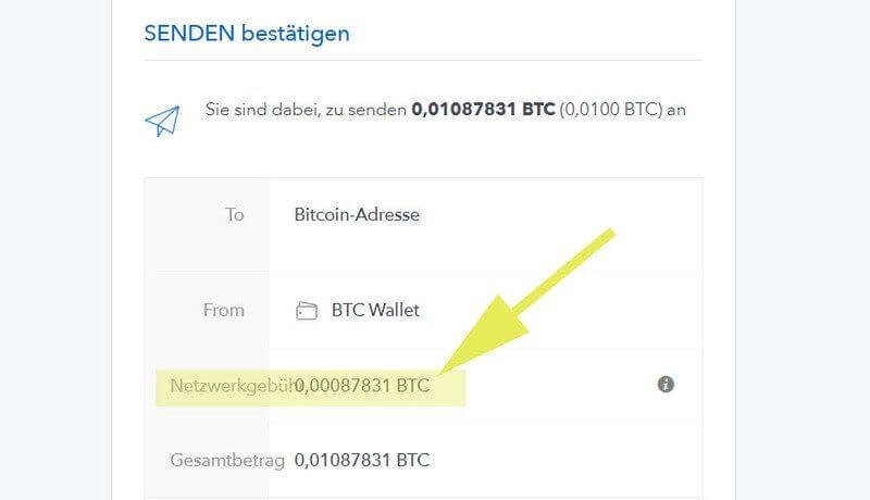 Coinbase Gebühren