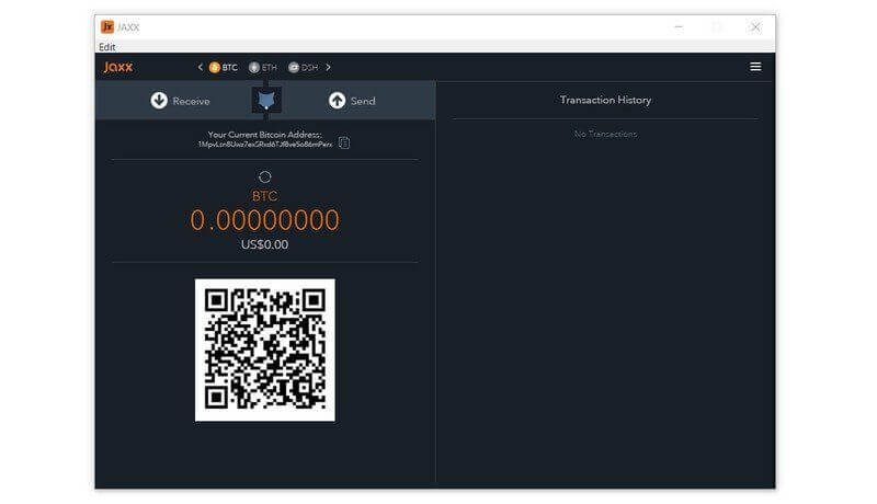 Jaxx Wallet QR Code