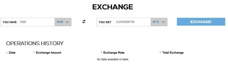 Coinbull Konto eröffnen Exchangetyp wählen
