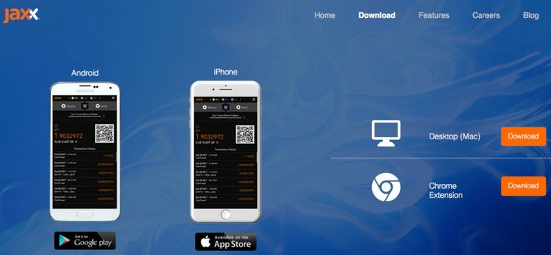 Jaxx Wallet Installation