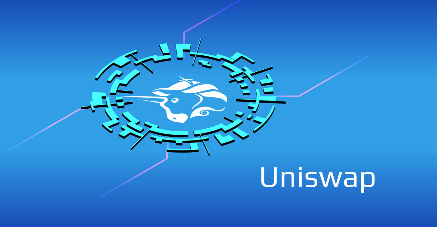Das Loge der Börse Uniswap