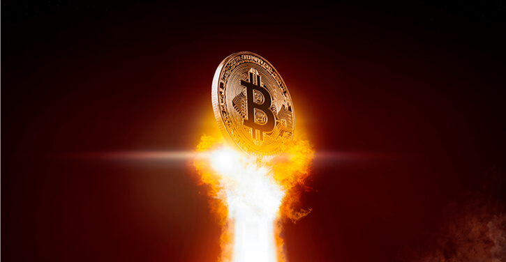 Bitcoin hebt ab