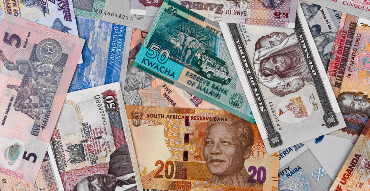 Bild von Banknoten aus verschiedenen afrikanischen Ländern